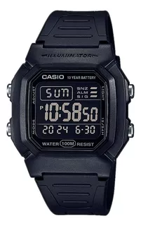 Reloj Casio Deportivo Digital Color Negro Alarma Sumergible