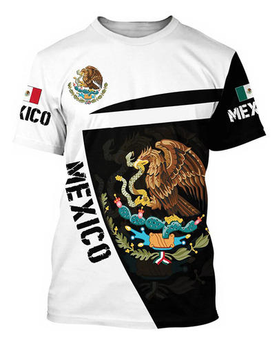 Bandera De México Camisetas De Impresión 3d