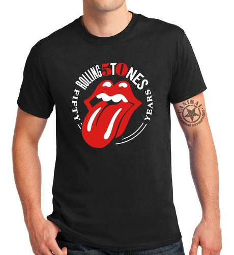 Remeras Rolling Stones 50 Years Remeras Estampadas Canibal