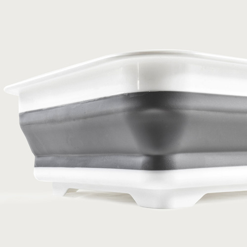 Escurridor Seca Platos Plegable Blanco Áncora Gris