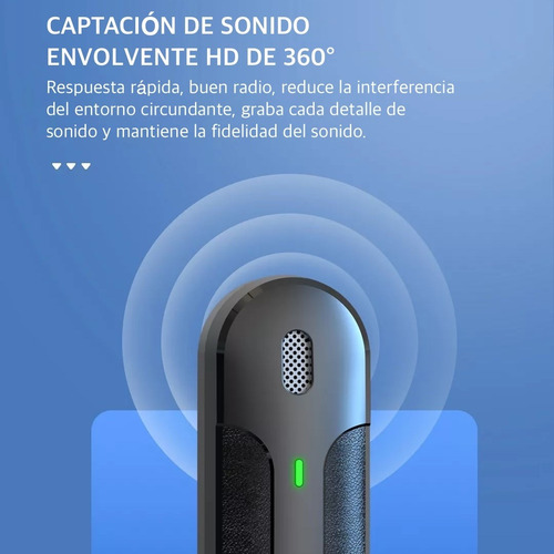 Imagen 8 de 12 de Microfono Inalambrico De Solapa Dual Usb Tipo C Con Estuche De Carga y Cancelacion de Ruido