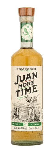 Caja De 6 Tequila Juan More Time Reposado 750 Ml