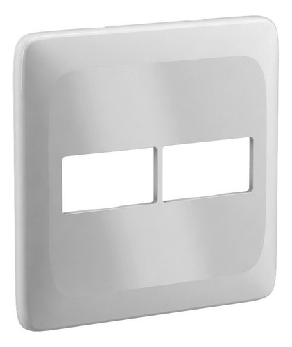 Placa 1+1 Posto Horizontal 4x4 Lzp42 Lorenzetti Cor Branco