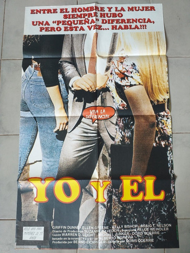 Antiguo Afiche Cine - Yo Y El - Griffin Dunne *