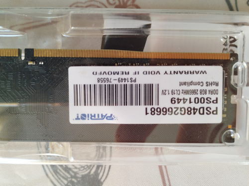 Memoria Ddr4 8gb Patriot