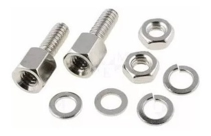Kit Parafusos, Kit Retenção 12mm Conector Db9/db15 - 10 Kits