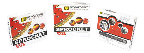 Kit Transmisión + Cadena Dorada P/ Bajaj Rouser 135 W Standard