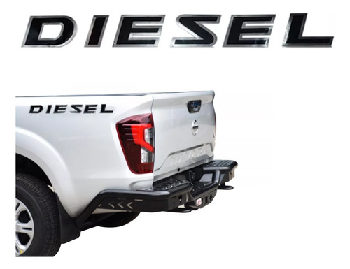 Sticker  Diesel Nissan Np300 Negro  5 Años De Durabilidad