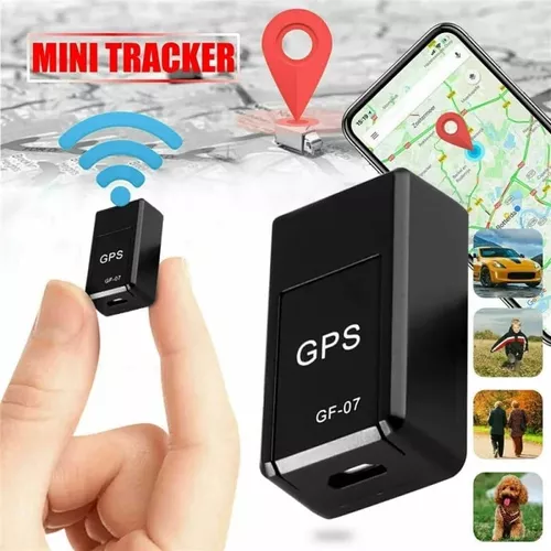 Rastreador GPS magnético GF-07 - Localizador en tiempo real de seguridad  para automóviles
