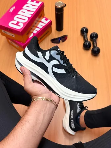 Tenis Olympikus Corre 34 Ao 43 Envio 24h Preto/branco Corre…