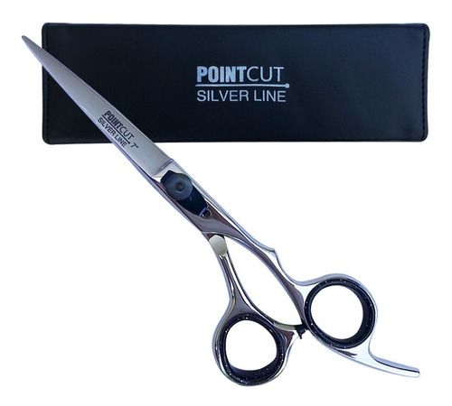 Tijera Peluqueria Filo Navaja Pointcut Silver Line 7 Barbero