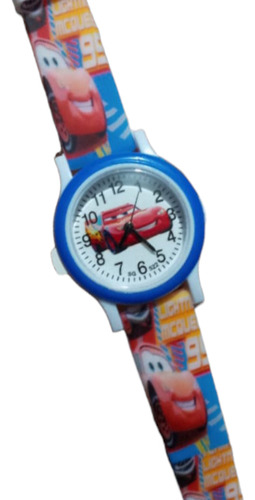 Reloj Rayo Mcqueen Niños Cars Agujas