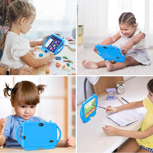 Tablet Para Niños 7 Pulgadas 3gb 32gb Tableta Con Fund Color Azul