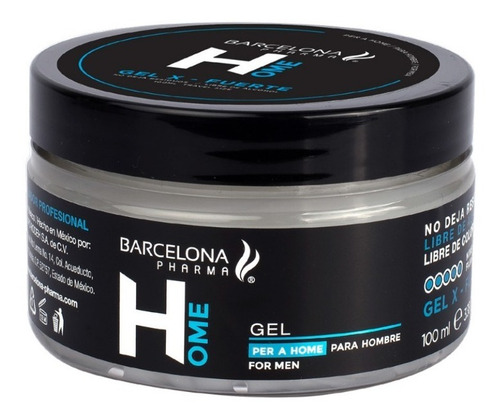 Imagen 1 de 2 de Gel X Fuerte Para Caballero Barcelona Pharma