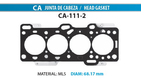 Junta Cabeza Para Hyundai Atos 1.1 L4 2006 2012 12 Valvulas 