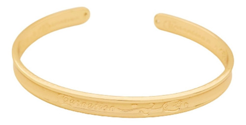 Pulsera Abierta Oro Laminado 18k  Brazalete Hermosa