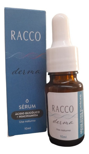 Sérum Facial Clareador de Manchas Ácido Glicólico Racco 10ml