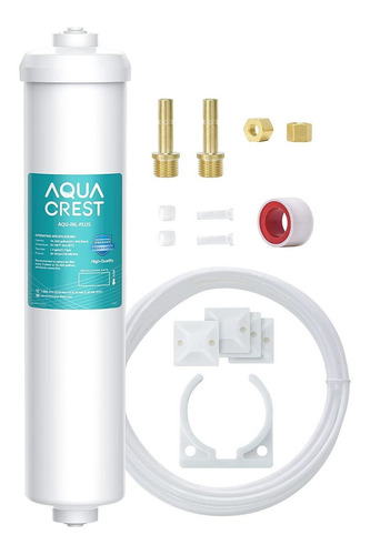 Aquacrest Filtro De Agua En Linea Para Refrigerador Y Maqu