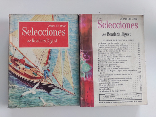 Revistas Selecciones Del Reader's Digest Pack X 5 40/50/60..