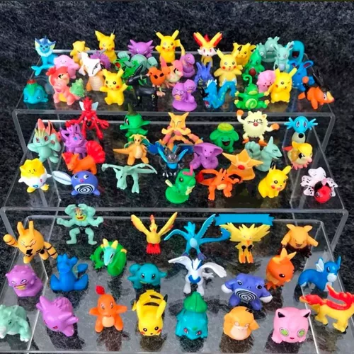 Pokémon Kit 48 Miniaturas Sem Repetições - Brinquedo Coleção