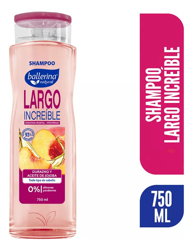 Ballerina Shampoo Ballerina Largo Increible 750ml