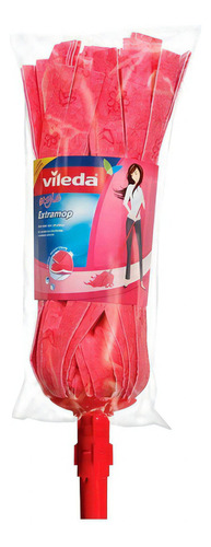 Mop Clásico Extra Resistente Vileda Color Rosa