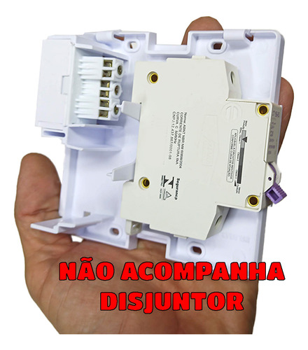 Caixa Sobrepor Tomada P Ar Condicionado Portão Sem Disjuntor