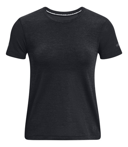 Polera M/c Running Ua Seamless Stride Negro Mujer