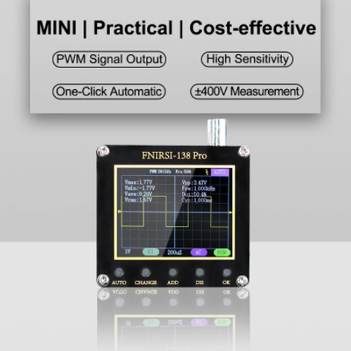 Osciloscopio Portátil Portátil Lazhu Fnirsi 138pro