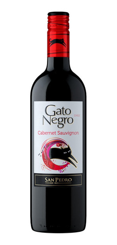 Vino Tinto Chileno Gato Negro Cabernet Sauvignon 750ml