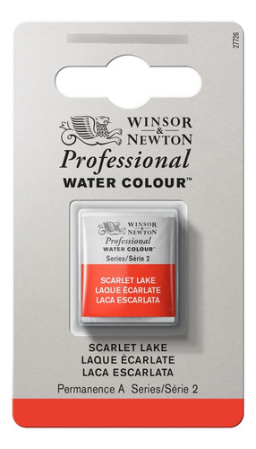 Tinta Aquarela W&n Profissional Pastilha S2 Scarlet Lake