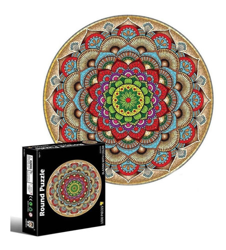 Puzzle Circular 1000 Piezas Mandala Ft493 Casa Valente