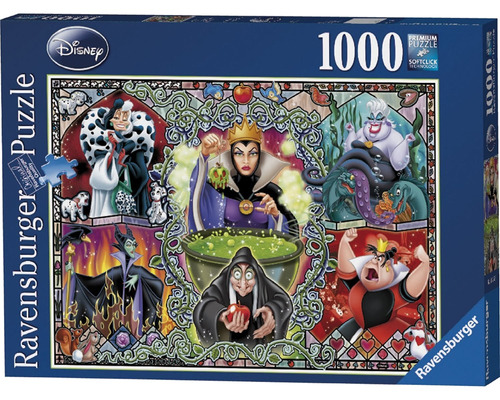 Rompecabezas Ravensburger Las Villanas De Diseny 1000 Piezas