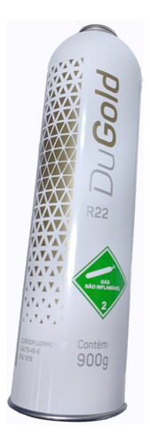 Fluído Gás Refrigerante Dugold R22 900g Un1018