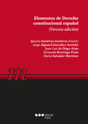 Libro Elementos De Derecho Constitucional Espaã±ol - Algu...