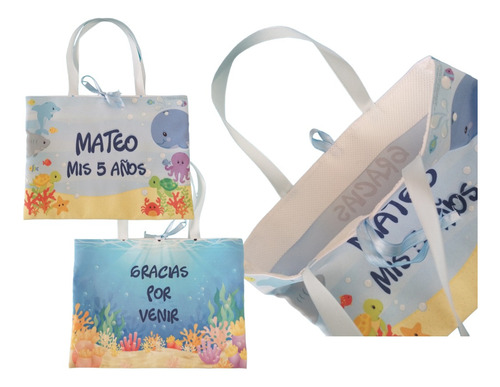 Combo 16 Bolsitas 14x20 De Tela P/ Golosinas Personalizadas