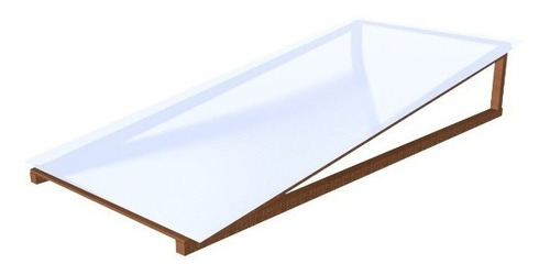 Bobina Chapa De Polipropileno Plana 1,20x10m - Pergolado
