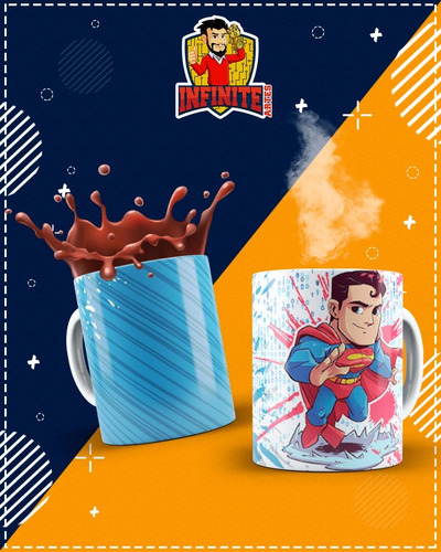 Imagem 7 de 10 de Canecas Personalizadas Vários Heróis !!!!