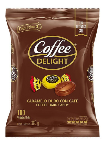 Caramelos Colombina Coffee Delight Duros De Cafe Colombianos