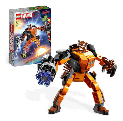 Lego® Marvel Armadura Robótica De Rocket 98 Piezas 76243