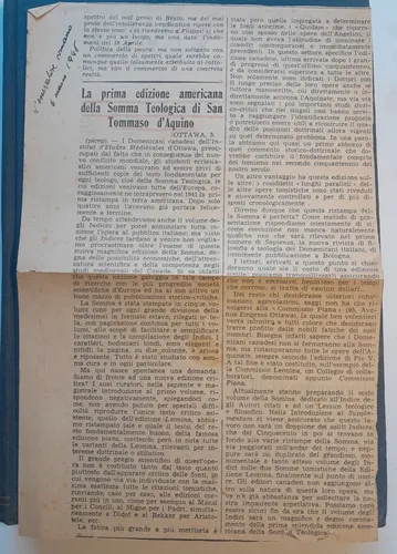 Summa Teologica - Sto Tomas De Aquino - Latin Ed Ottawa H3 (Usado)