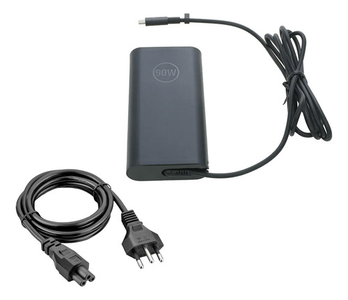 Carregador Fonte Usb-c 90w Para Dell Xps12 9250