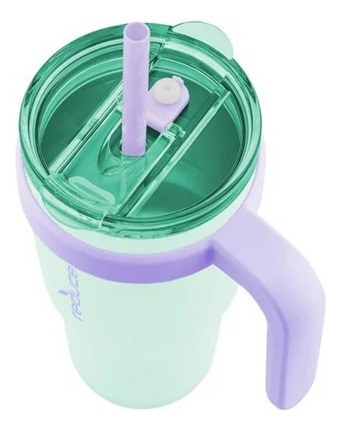 1 Termo Taza Reduce De 1 Litro, 34 Hrs Frío