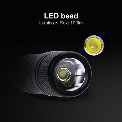Llavero Linterna Mini Portátil Usb Recargable Lámpara Led
