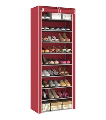 Organizador Zapatos En Tela Diseño Torre Zapatero Apilable