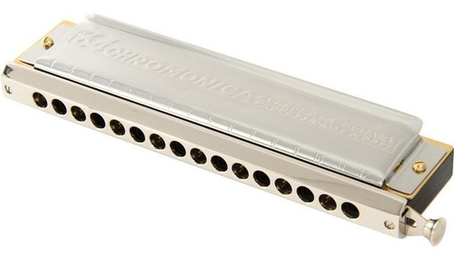 Imagem 2 de 7 de Gaita Harmônica Chromonica 64 Hohner 280/64 Em C (dó) + Nf - Com Nota Fiscal E Garantia De 2 Anos Proshows!
