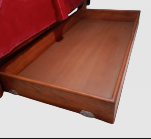 Caja De Madera Deslizante Bajo Cama 118x60x13cm