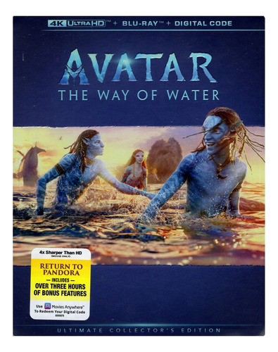 Avatar 2 Camino Del Agua J Cameron Pelicula 4k Ultra Hd
