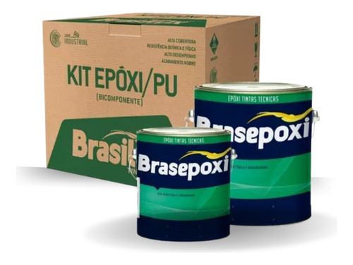 Kit Primer Epoxi Cinza (fundo) 3,6l - Brasilux