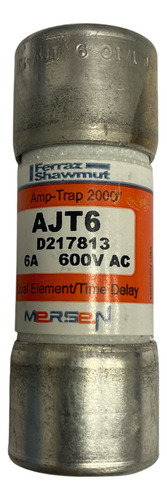 Fusible Ajt6 Mersen 6a 600v Class J Fuse Time Delay
